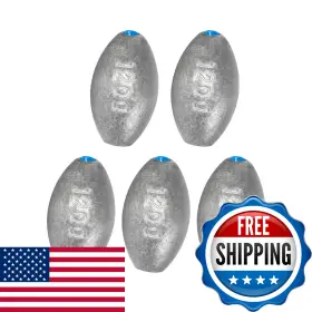 Bluewing B0dqy8ddgf Egg Sinkers Fishing Weights Oval Shaped Lead Si Bluewing B0dqy8ddgf Egg Sinkers Fishing Weights Oval Shaped Lead Si