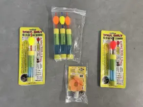 Bobber With A Brain 083564900016 Lot Of 5 Slip Float 1 Rig For Bottom Fishing New Bobber With A Brain 083564900016 Lot Of 5 Slip Float 1 Rig For Bottom Fishing New