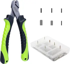 Booms Fishing Baftcp216gs1 Cp2 Crimping Tool For Single-barrel Sleeves With Green