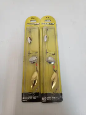 Booyah Bait Co Bybsrt14685 Pack Of 2 Co. Boo Spin Rig Tandem Alpine 1/4 Oz Booyah Bait Co Bybsrt14685 Pack Of 2 Co. Boo Spin Rig Tandem Alpine 1/4 Oz