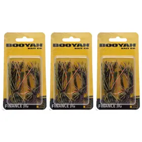 Booyah Bait Company Bybrj3862 Lot Of 3 Finance Jig 3/8oz Wild Card Bass Flipping Pitching Casting Booyah Bait Company Bybrj3862 Lot Of 3 Finance Jig 3/8oz Wild Card Bass Flipping Pitching Casting