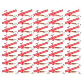 Bordstract Bordstractempg9s8ruq-11 40pcs Fishing Sinker Slide Slider With Metal Snaps Abs Clip Ou