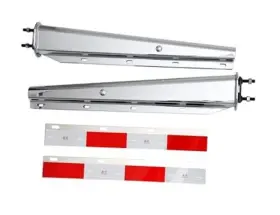 Bozz Tech. Tbz-13646s Stainless Steel Straight Spring Loaded Mud Flap Hanger 2-1/2 Inch Bolt M8x1.25 Bozz Tech. Tbz-13646s Stainless Steel Straight Spring Loaded Mud Flap Hanger 2-1/2 Inch Bolt M8x1.25