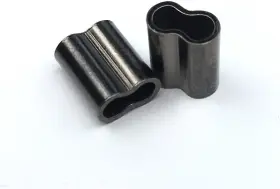 Brand Catch All Tackle 685867052470 Mini Copper Double Barrel Crimp Sleeves 1 000 Pieces 1.3mm X 7mm Black Brand Catch All Tackle 685867052470 Mini Copper Double Barrel Crimp Sleeves 1 000 Pieces 1.3mm X 7mm Black