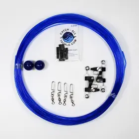 Brand Catchalltackle 685867051121 Catch All Tackle Outrigger Rigging Kit - Line Balls Clips Snaps And Crimps Blue Brand Catchalltackle 685867051121 Catch All Tackle Outrigger Rigging Kit - Line Balls Clips Snaps And Crimps Blue