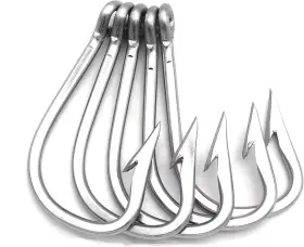 Branded 313026178159 Saltwater Large Giant Shark Tuna And Catfish Hooks Extra Strong Stainless Steel