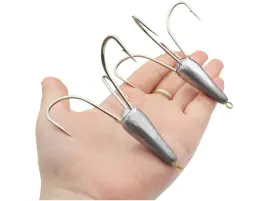Branded 726084188280 Snagging Hooks Weighted Treble Large Fishing Weigh Branded 726084188280 Snagging Hooks Weighted Treble Large Fishing Weigh