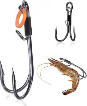 Branded 744110738155 9km Dwlife Double Live Shrimp Fishing Hooks 10/15pcs Saltwater Bass Catfish Branded 744110738155 9km Dwlife Double Live Shrimp Fishing Hooks 10/15pcs Saltwater Bass Catfish