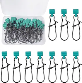 Branded01 445043071038 40 Pcs Stainless Steel Fishing Line Sinker Slides Catfishing Rig With Duo Lock Branded01 445043071038 40 Pcs Stainless Steel Fishing Line Sinker Slides Catfishing Rig With Duo Lock