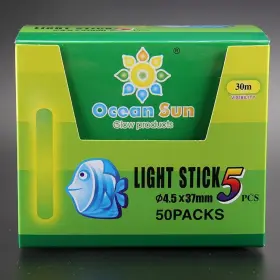 Brccee Ac 745672954526 250 Pieces 50bags 4.537mm Float Glow Stick Night Fishing Green Fluo