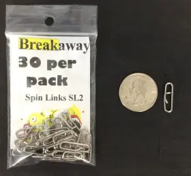Breakaway Tackle Sl2-30 Spin Links 30 Pack