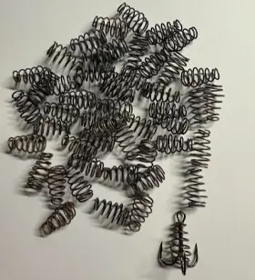 Bulk Wire Forms Bulk50 50 Pc Set Little Stinker Catfish Carp Trout Inch Spring Only Use #4 Eagle Claw Tbl