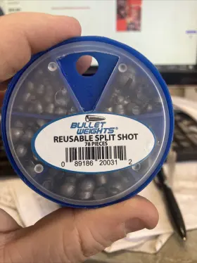 Bullet Weights 089186200312 Bulletweight Rsm Mini Removable Splitshot Skillet Assortment 78pc Bullet Weights 089186200312 Bulletweight Rsm Mini Removable Splitshot Skillet Assortment 78pc