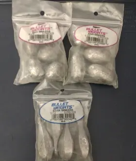 Bullet Weights 089186201128 Set Of 3 1-egg Oz 5ct 4oz 4ct 1 - Bank 3oz Bullet Weights 089186201128 Set Of 3 1-egg Oz 5ct 4oz 4ct 1 - Bank 3oz