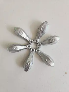 Bullet Weights 089186301125 26pcs. 3oz. Bank Sinkers Fishing Lead Bl300