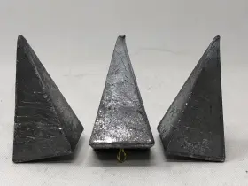 Bullet Weights 30432 Lead Pyramid Sinker 3pcs 5lbs 24oz Py2400 Bullet Weights 30432 Lead Pyramid Sinker 3pcs 5lbs 24oz Py2400