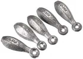 Bullet Weights Bl1000 10 Ounce Saltwater Fishing Sinkers Bulk Box Of 8