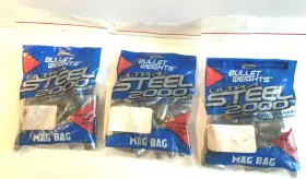 Bullet Weights Cusbw12 3 Bags Fishing Ultra Steel 2000 25 Per Bag .5 Ounce