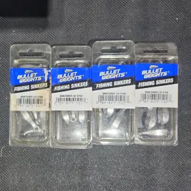 Bullet Weights Inc 089186515027 X4 Lot Bank Sinkers 1 Ounce 6 Pack Deepwater Fishing 30 Total Bullet Weights Inc 089186515027 X4 Lot Bank Sinkers 1 Ounce 6 Pack Deepwater Fishing 30 Total