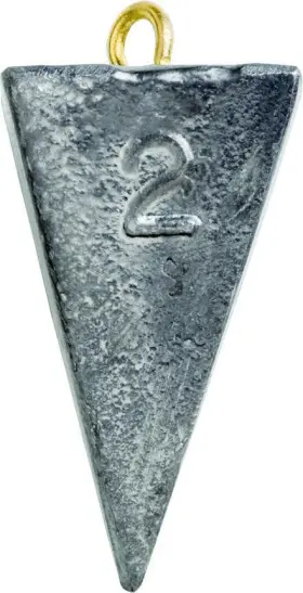 Bullet Weights Pbpy2 Pyramid Sinkers 2oz Space Saver 4pk