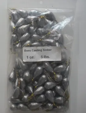 Bullet Weights Sbv4 Weight Sb-4 1 Oz Bass Casting Sinker 5lb