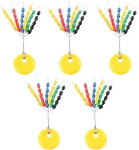 Bwesoo 792483805837 5pcs Gold /set Rubber Fishing Bobber Stopperscolorful Tackle Space Be
