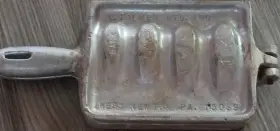 C. Palmer 15039 C. Bank Sinker Lead Mold 4-cavity 1/2-1 1/2 Oz Aluminum Mpn C. Palmer 15039 C. Bank Sinker Lead Mold 4-cavity 1/2-1 1/2 Oz Aluminum Mpn