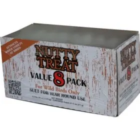 C&s 018222545599 C&s Pictorial Label Suet 11oz / 8 Pack Nutty By