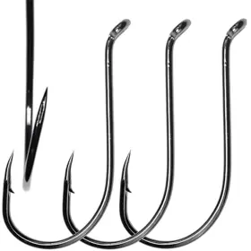 Cajoauis 752859109471 100 Pcs Sharp Octopus Hook Sport Circle Fishing Hooks High Carbon Steel Fishi