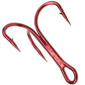 Cajoauis 755738347865 Fishing Treble Hooks High Carbon Steel Super Sharp Solid Triple