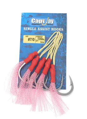 Capt.wang 850008981265 Assist Hooks Jigging Slow Fast Jigs Fishing Stinger Hook Dancing J