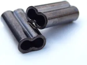 Catch All Tackle 313056962957 Mini Copper Double Barrel Crimp Sleeves .6mm X 7mm - 100 Piece Catch All Tackle 313056962957 Mini Copper Double Barrel Crimp Sleeves .6mm X 7mm - 100 Piece
