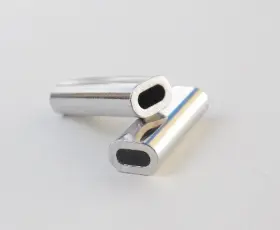 Catch All Tackle 799632085447 Aluminum Oval Crimp Sleeves 2.6mm X 18mm - 100 Pieces Catch All Tackle 799632085447 Aluminum Oval Crimp Sleeves 2.6mm X 18mm - 100 Pieces