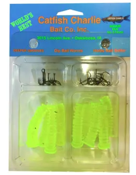 Catfish Charlie 022743072342 Dip Bait Worm 12 Pack Chartreuse For And Stinkbait Catfish Charlie 022743072342 Dip Bait Worm 12 Pack Chartreuse For And Stinkbait