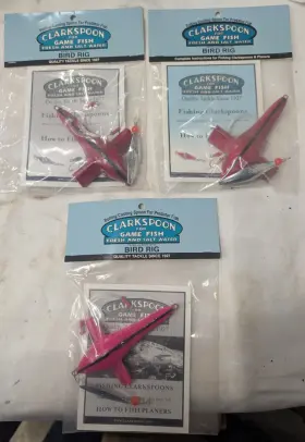 Clarkspoon 783701100162 3 Bird Rigs Pink Brp-0rbms New In Package