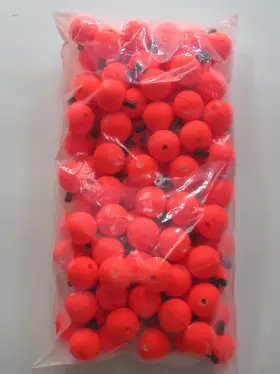 Cm Floats S100r-100 Comal Styrofoam Round Red Float 1 Inch With Inserted Black Peg Box Of 100 Cm Floats S100r-100 Comal Styrofoam Round Red Float 1 Inch With Inserted Black Peg Box Of 100