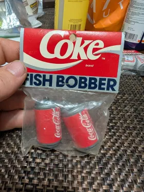 Coca Cola 032413003309 Vintage Coca-cola Logo Fishing Bobbers 2 Pack