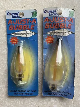 Comal Tackle Abc14 3/8 And Mini Clear A- Just Bubble Rainbow Plastics Abc38 Abcm-1