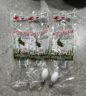 Comal Tackle Co. Lal-2 Lot Of 3. Co. Bottom Walker Live Action Leader. Double Drop