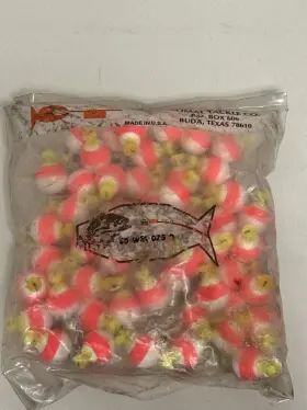 Comal Wss-075rw Weighted Round Snap Float 0.75 Inch One Bag Of 50 Fishing Floats