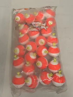Comal Wss-125rw Weighted Round Snap Float Wss-15rw 1.50 Inch One Bag Of 25 Fishing Floats