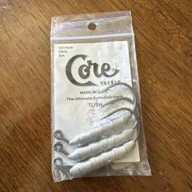 Core Tackle 197644166848 Tush - The Ultimate Swimbait Hook 4/0 3/8oz 3pk Sb03 Core Tackle 197644166848 Tush - The Ultimate Swimbait Hook 4/0 3/8oz 3pk Sb03