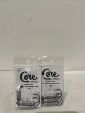 Core Tackle 197644708703 Ultimate Swimbait Hook Head Jighead Tush 2/0 1/4oz 2 Packs Of 3