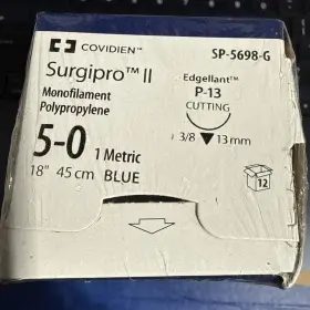 Covidien Sp-5698-g Surgipro Box Of 12 Exp 10-31-21-2029 Covidien Sp-5698-g Surgipro Box Of 12 Exp 10-31-21-2029