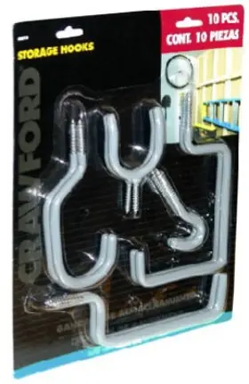 Crawford Or10 12 Pack - Storage Hooks 10-pack Crawford Or10 12 Pack - Storage Hooks 10-pack