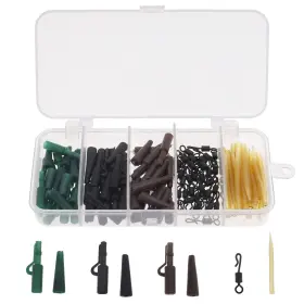 Create Idea 973555801207 120pcs Carp Fishing Tackle Kit Safety Lead Clip Tail Cone Rolling Swivel Wit Create Idea 973555801207 120pcs Carp Fishing Tackle Kit Safety Lead Clip Tail Cone Rolling Swivel Wit