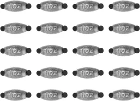 Croch Rgs-1/2 20 Pack Removable Rubber Core Weights Twist-lock Sinker Size 1/16 1/8 3/16 1/4 3
