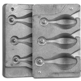 Cyiwniao 8305 Sinker Mold 4.5.6-ounce With 3 Cavities Fishing Weight Molds