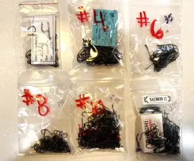 Daiichi 2421 - Low Water Salmon And Steelhead Fly Tying Hooks Large Lot