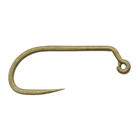 Daiichi 4690 Hook - 60 Degree Barbless Jig Matte Bronze Fly Tying 25 Pack